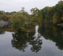 Cher River from the gallery at Chenonceau