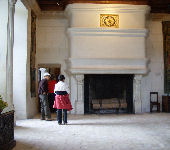 Chenonceau Guards room fireplace