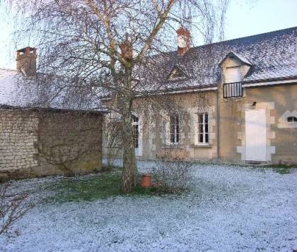 Our garden with a sprinkling of snow
