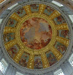Ceiling over Napoleon's tomb Paris France
